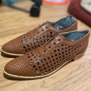 Freda Salvador Wish Handwoven Oxfords